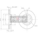MAXGEAR Bremsscheibe