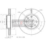MAXGEAR Bremsscheibe