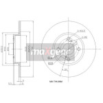 MAXGEAR Bremsscheibe