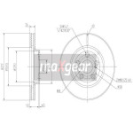 MAXGEAR Bremsscheibe