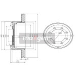 MAXGEAR Bremsscheibe