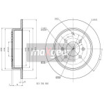 MAXGEAR Bremsscheibe