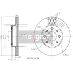 MAXGEAR Bremsscheibe