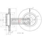 MAXGEAR Bremsscheibe