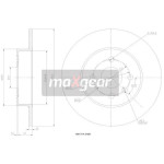 MAXGEAR Bremsscheibe