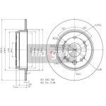 MAXGEAR Bremsscheibe