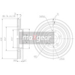MAXGEAR Bremsscheibe