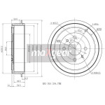 MAXGEAR Bremstrommel