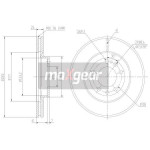 MAXGEAR Bremsscheibe
