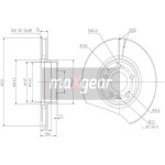 MAXGEAR Bremsscheibe