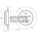 MAXGEAR Bremsscheibe