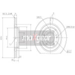 MAXGEAR Bremsscheibe