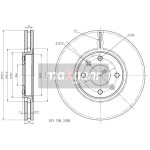 MAXGEAR Bremsscheibe