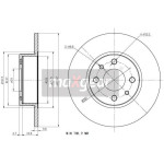 MAXGEAR Bremsscheibe