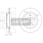 MAXGEAR Bremsscheibe