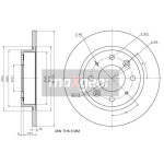 MAXGEAR Bremsscheibe