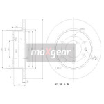 MAXGEAR Bremsscheibe