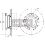 MAXGEAR Bremsscheibe
