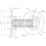 MAXGEAR Bremsscheibe