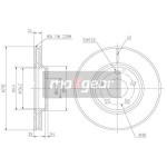 MAXGEAR Bremsscheibe