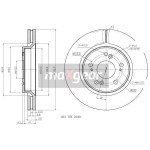 MAXGEAR Bremsscheibe