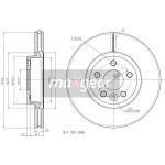 MAXGEAR Bremsscheibe
