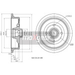 MAXGEAR Bremstrommel