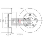 MAXGEAR Bremsscheibe