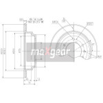 MAXGEAR Bremsscheibe