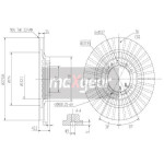 MAXGEAR Bremsscheibe