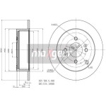 MAXGEAR Bremsscheibe