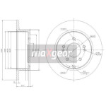 MAXGEAR Bremsscheibe