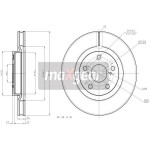 MAXGEAR Bremsscheibe