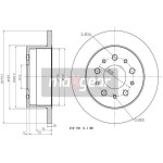 MAXGEAR Bremsscheibe