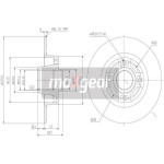 MAXGEAR Bremsscheibe