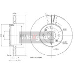 MAXGEAR Bremsscheibe