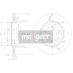 MAXGEAR Bremsscheibe