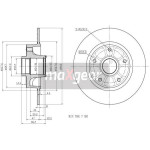MAXGEAR Bremsscheibe