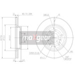 MAXGEAR Bremsscheibe