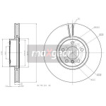 MAXGEAR Bremsscheibe