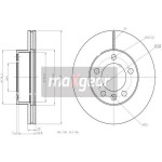 MAXGEAR Bremsscheibe