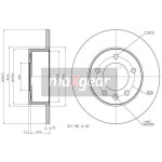 MAXGEAR Bremsscheibe