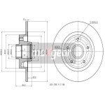 MAXGEAR Bremsscheibe