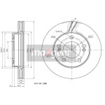 MAXGEAR Bremsscheibe