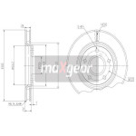 MAXGEAR Bremsscheibe