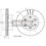 MAXGEAR Bremsscheibe
