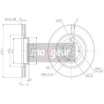 MAXGEAR Bremsscheibe