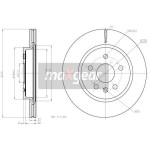 MAXGEAR Bremsscheibe