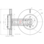 MAXGEAR Bremsscheibe