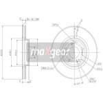 MAXGEAR Bremsscheibe